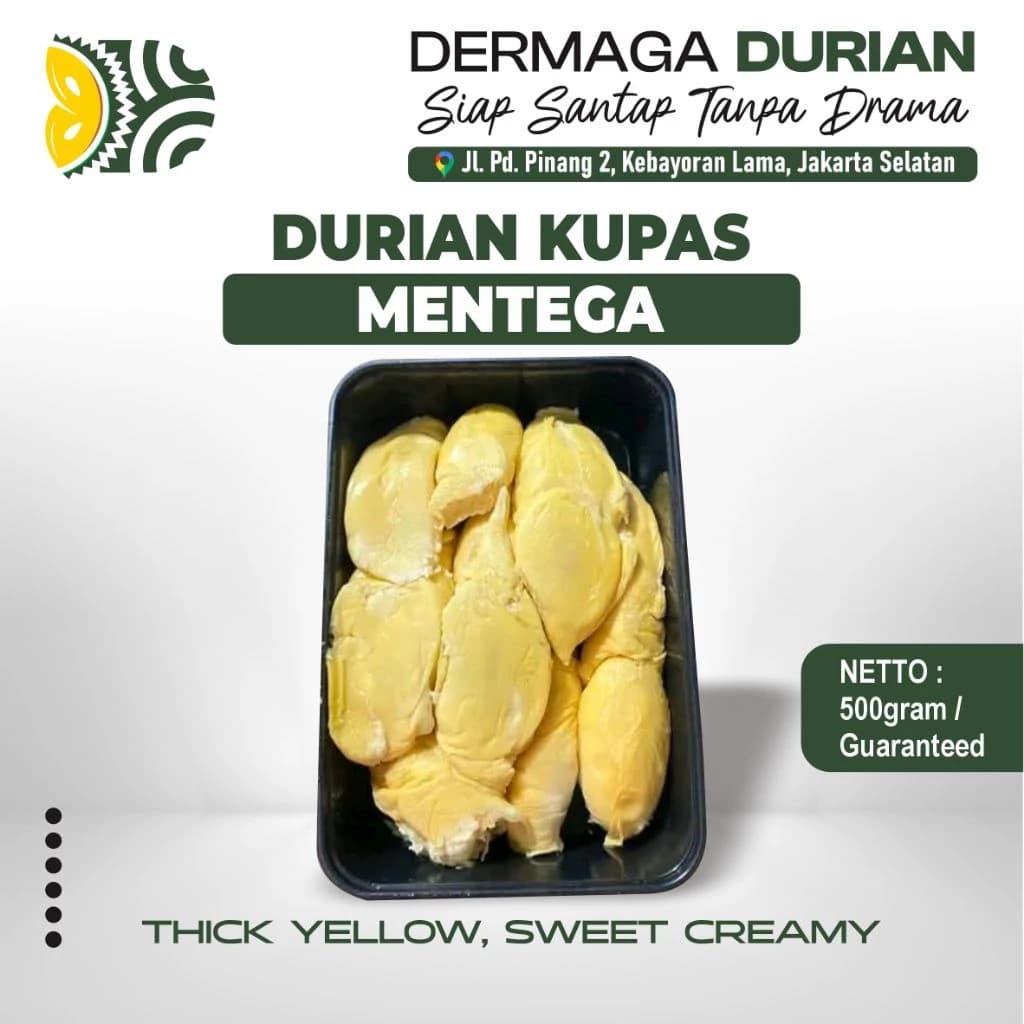 Durian Kupas Mentega