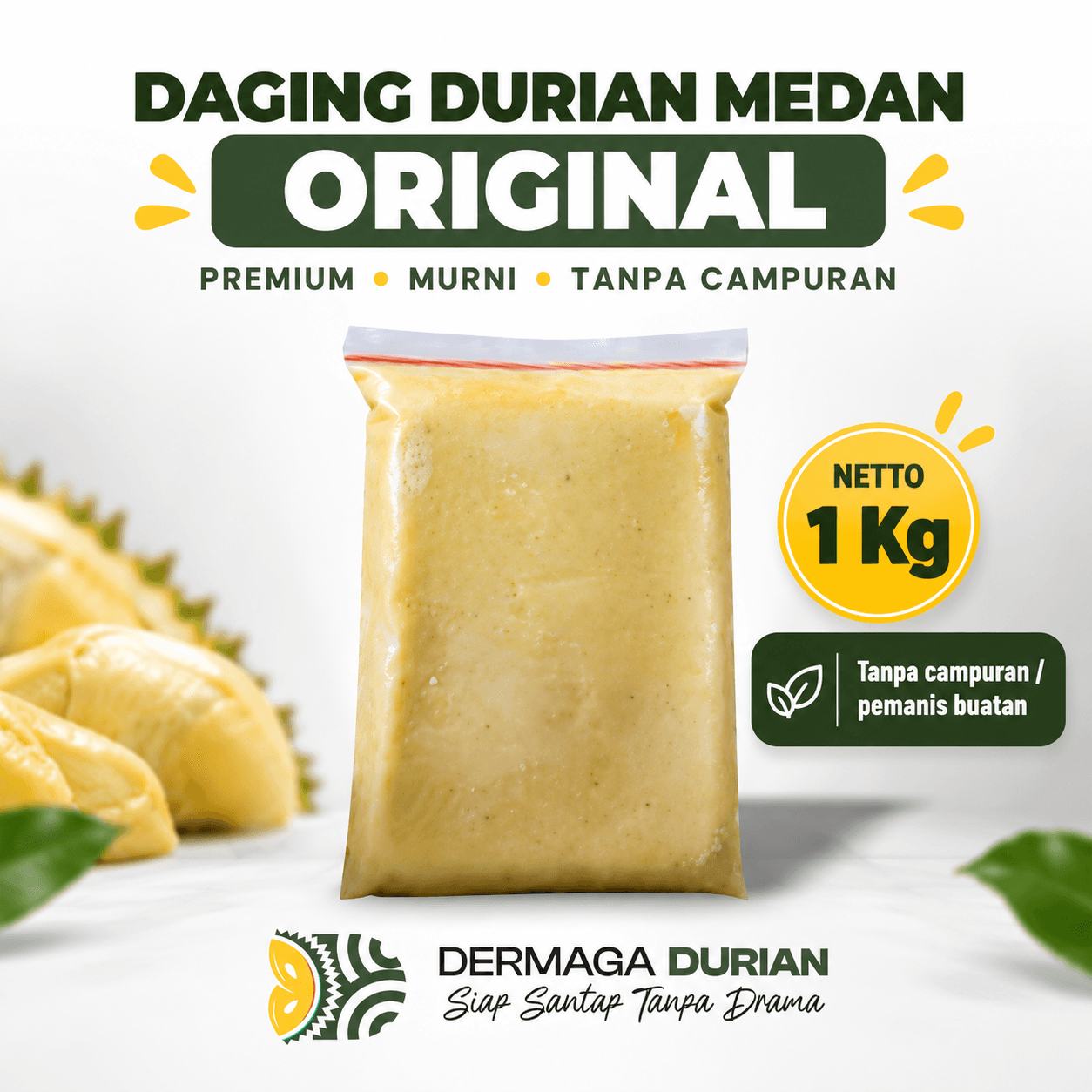 Daging Durian Medan Original
