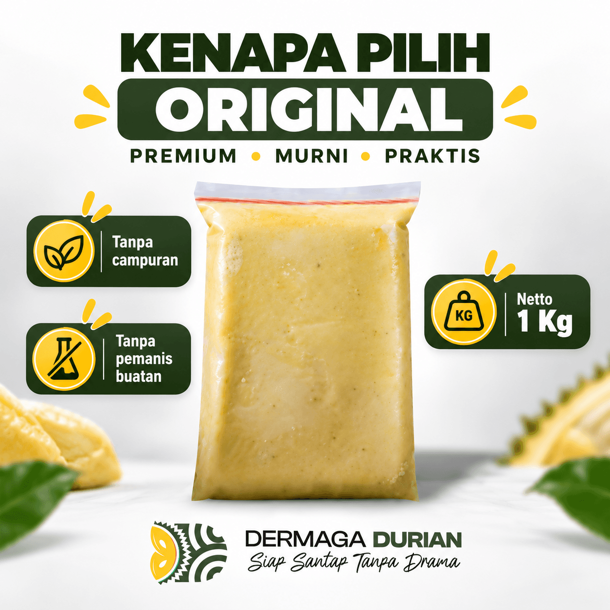 Daging Durian Medan Original
