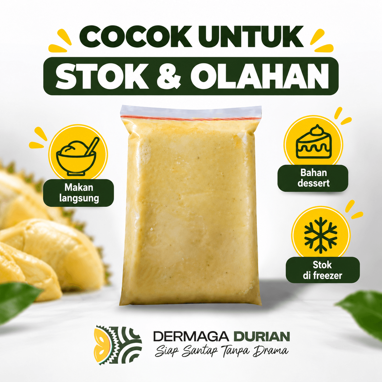 Daging Durian Medan Original