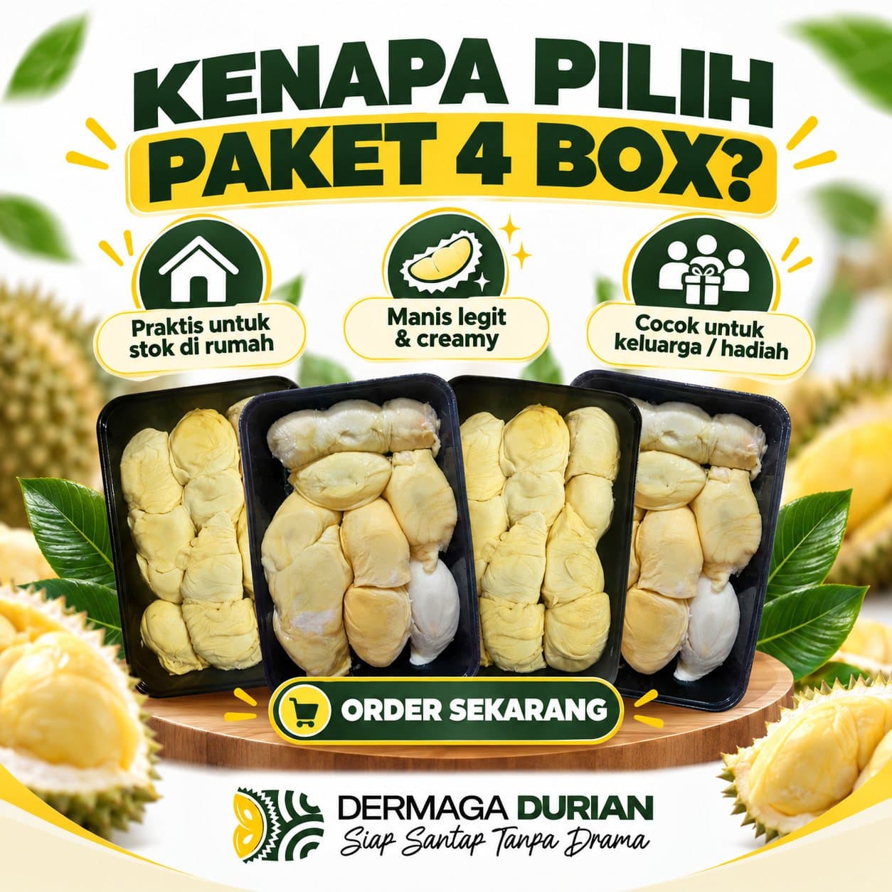 Paket DurPas Medan 4 / 8 Box